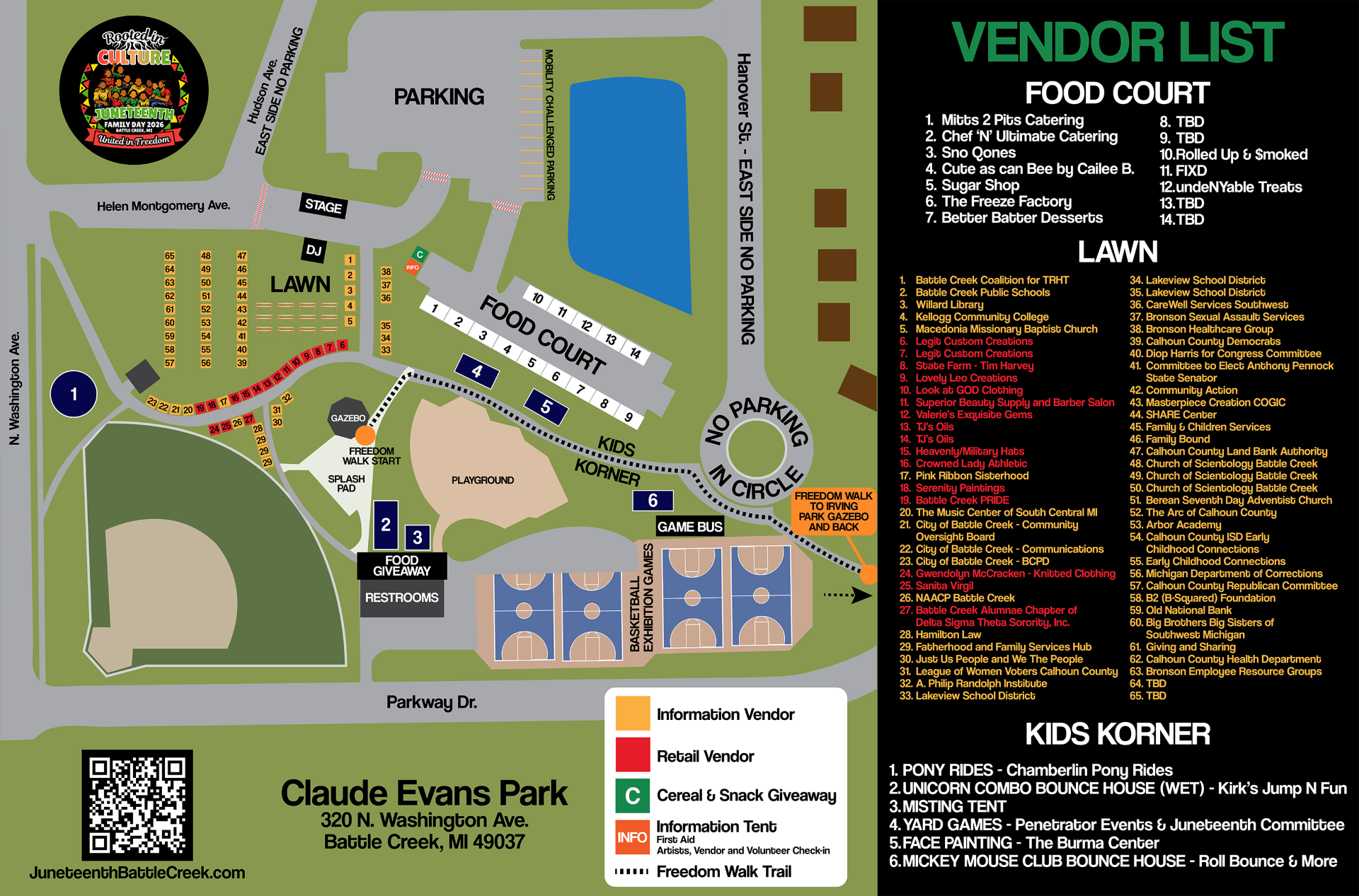 Juneteenth Vendors Map FINAL 2026